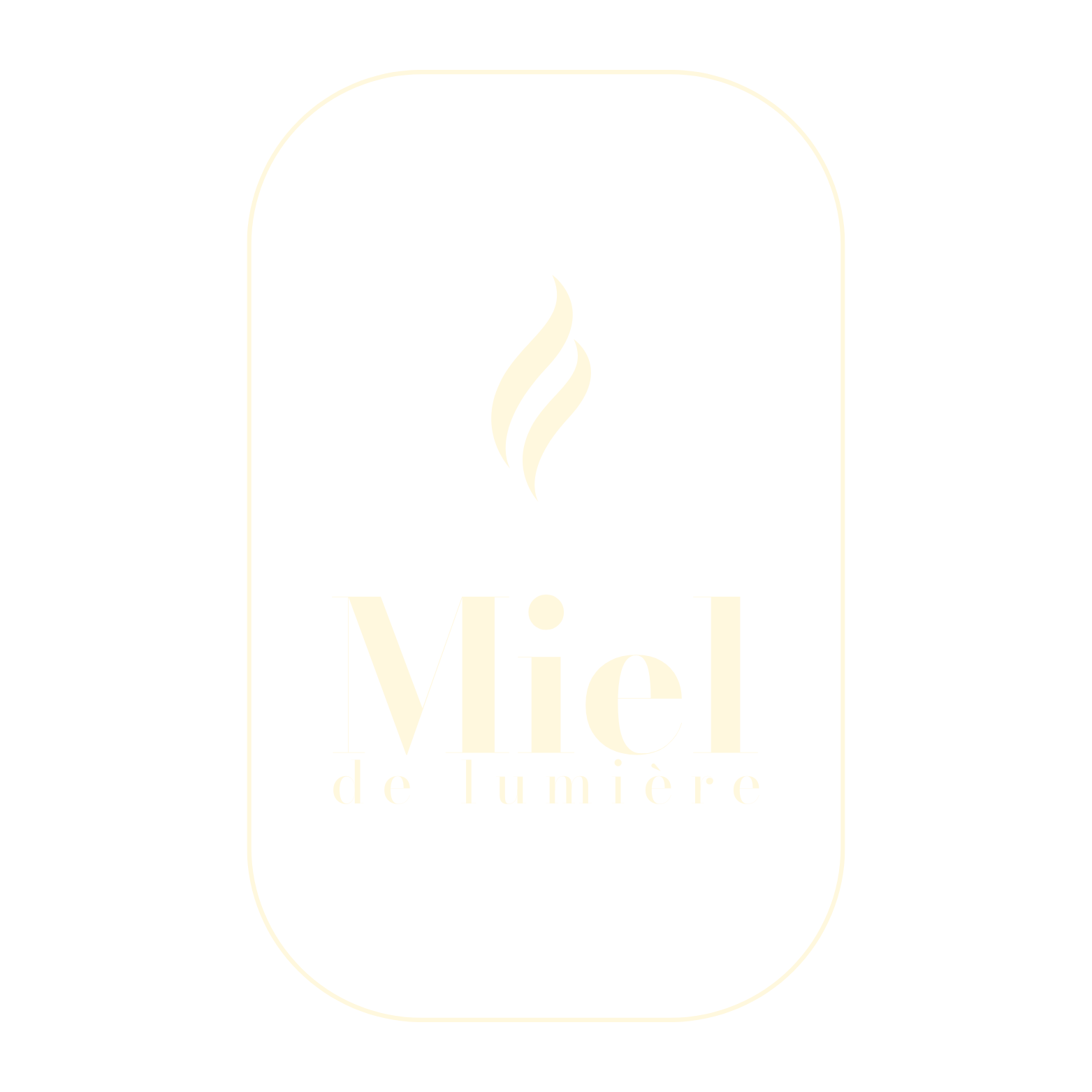 Ce logo a pour but de représenter visuellement la marque de bougies naturelles Miel de lumière pour lui permettre de se distinguer de ses concurrents.